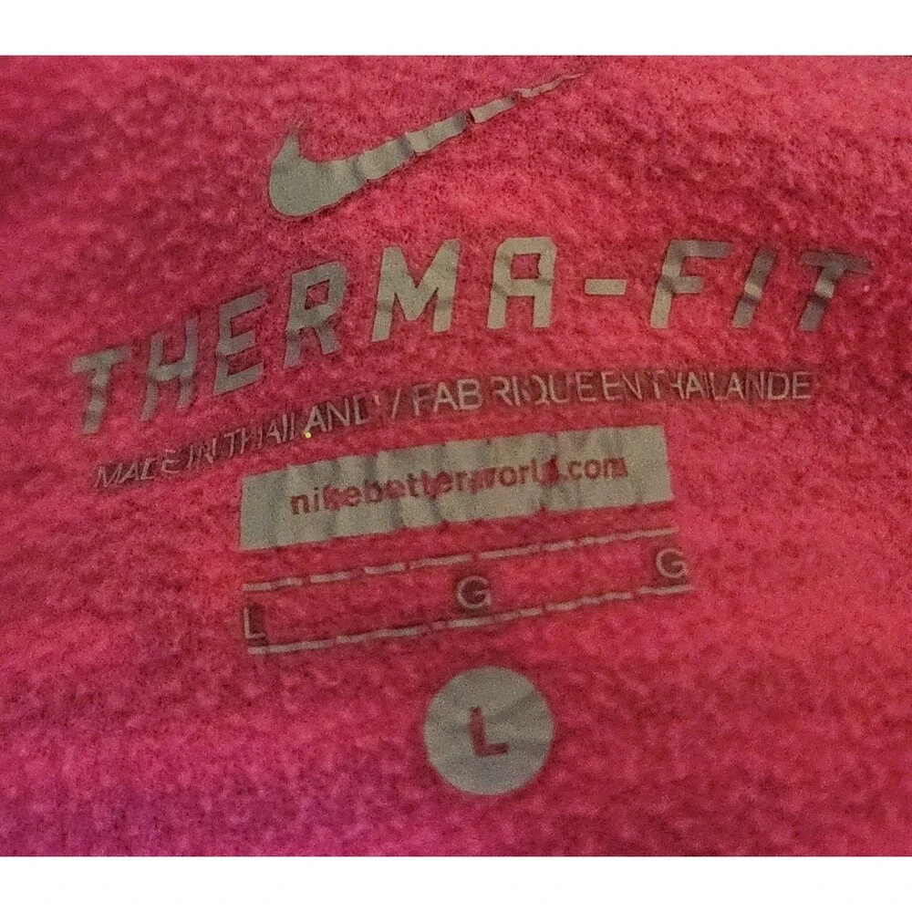 Nike Hoodie Pullover Womens Large Pink Purple Camo Therma Fit Large
